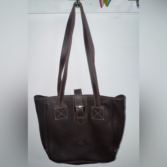 Dooney & Bourke Handbags - Classic Dooney & Bourke Dark Brown Leather hand bag - Women